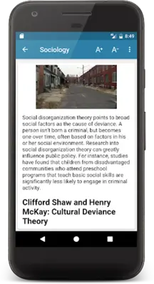 Sociology android App screenshot 2